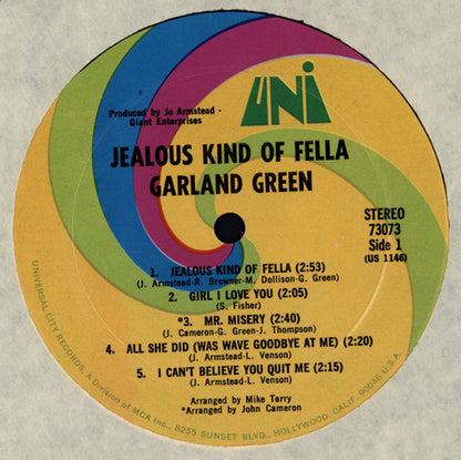 Garland Green : Jealous Kind Of Fella (LP, Album)