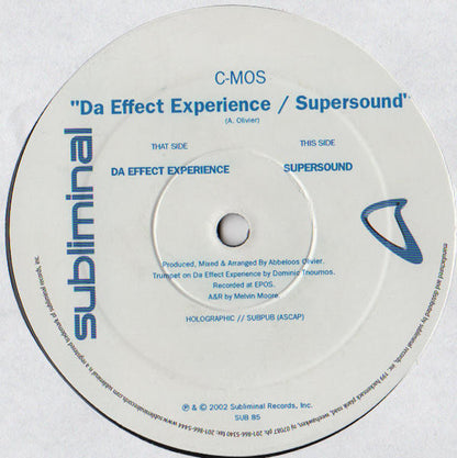 C-Mos : Da Effect Experience (12")