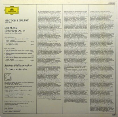 Hector Berlioz - Berliner Philharmoniker · Herbert von Karajan : Symphonie Fantastique (LP, RE)