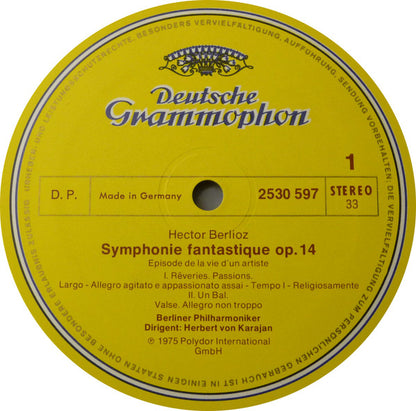 Hector Berlioz - Berliner Philharmoniker · Herbert von Karajan : Symphonie Fantastique (LP, RE)