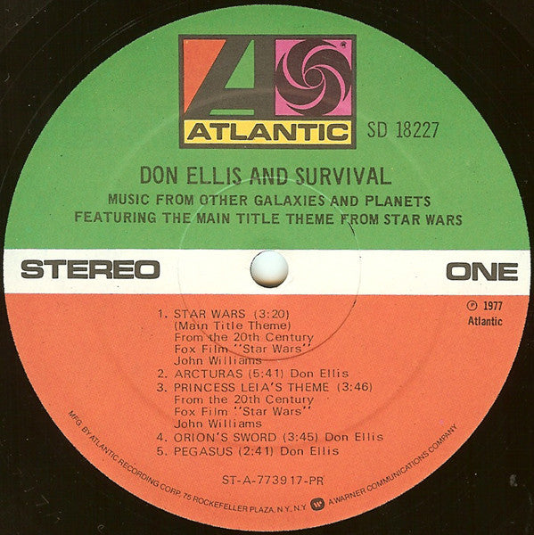 Don Ellis And Survival : Music From Other Galaxies And Planets (LP, Album, Pre)