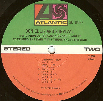 Don Ellis And Survival : Music From Other Galaxies And Planets (LP, Album, Pre)