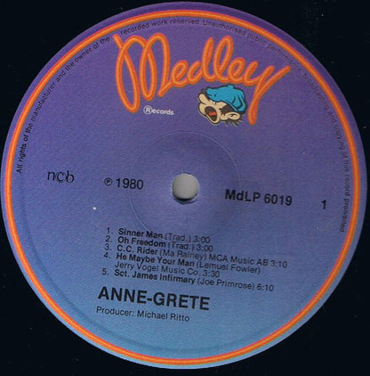 Anne Grete : Anne Grete (LP, Album)