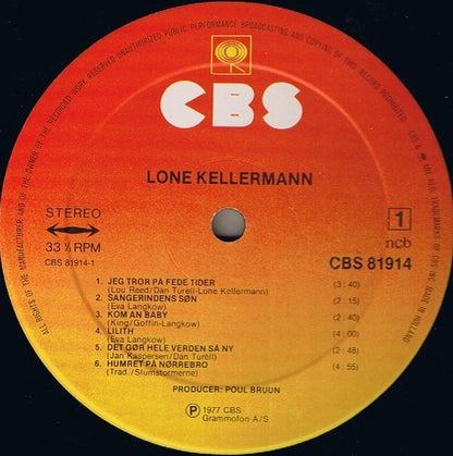 Lone Kellermann : Lone Kellermann (LP, Album)