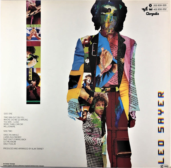 Leo Sayer : Living In A Fantasy (LP, Album)