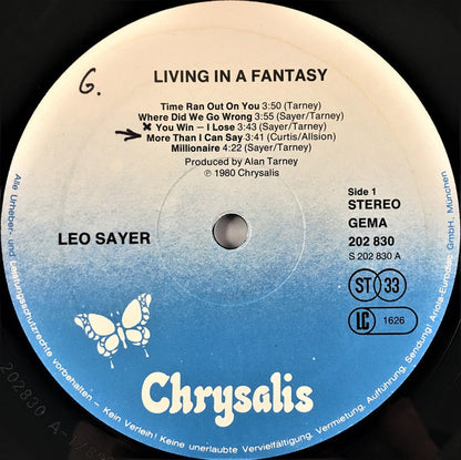 Leo Sayer : Living In A Fantasy (LP, Album)