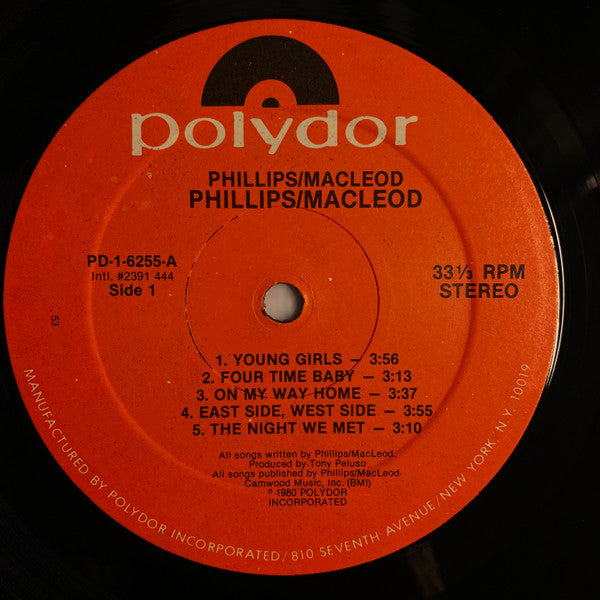 Bob Phillips (2) / Sean MacLeod : Phillips / MacLeod (LP, Album)