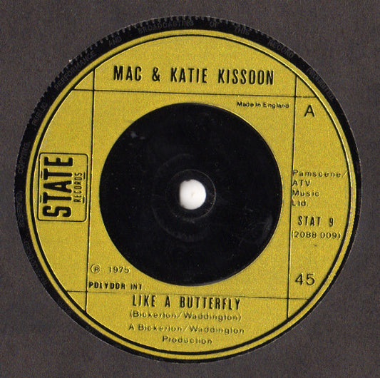 Mac And Katie Kissoon : Like A Butterfly (7")