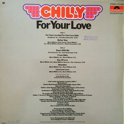 Chilly : For Your Love (LP, Album)