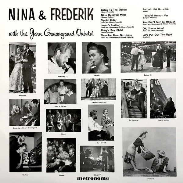 Nina & Frederik With Jørn Grauengaards Kvintet : Nina & Frederik With The Jørn Grauengaard Quintet (LP, Album)