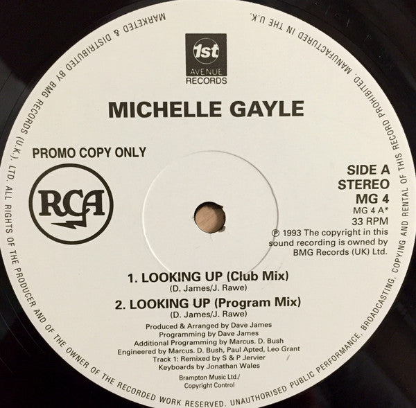 Michelle Gayle : Looking Up (12", Promo)