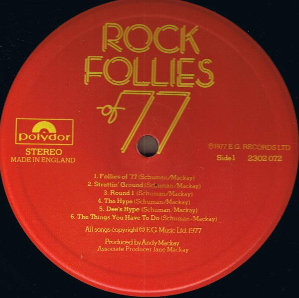 Julie Covington, Sue Jones-Davies, Charlotte Cornwell, Rula Lenska : Rock Follies Of 77 (LP, Album)