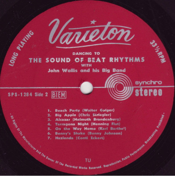 John Wallis And His Big Band : Dancing To The Sound Of Beat Rhythms (LP)