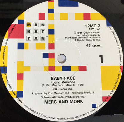 Merc And Monk : Baby Face (12")