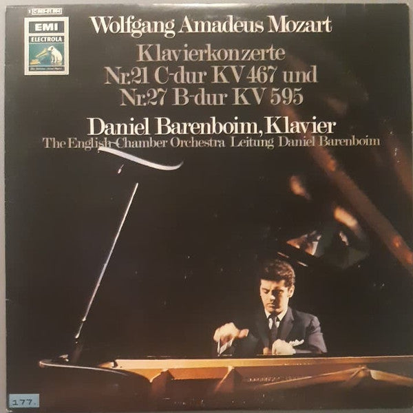 Wolfgang Amadeus Mozart, Daniel Barenboim, English Chamber Orchestra : Klavierkonzerte Nr. 21 C-dur KV467 und Nr. 27 B-dur KV 595 (LP)