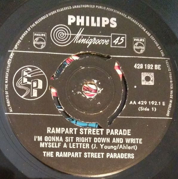 The Rampart Street Paraders : Rampart Street Parade (7", EP)