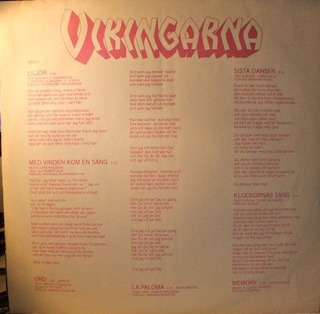 Vikingarna : Kramgoa Låtar 11: Save Your Love (LP, Album)