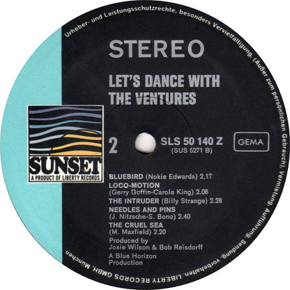 The Ventures : Let's Dance With The Ventures (LP, Comp)