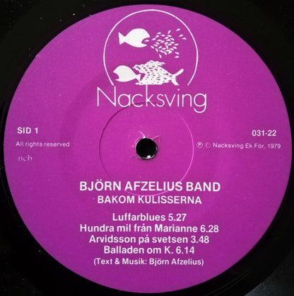 Björn Afzelius Band : Bakom Kulisserna (LP, Album)