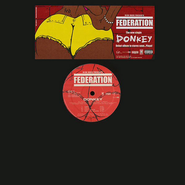 Federation : Donkey / What If I Had A Gun (12", Single, Promo)