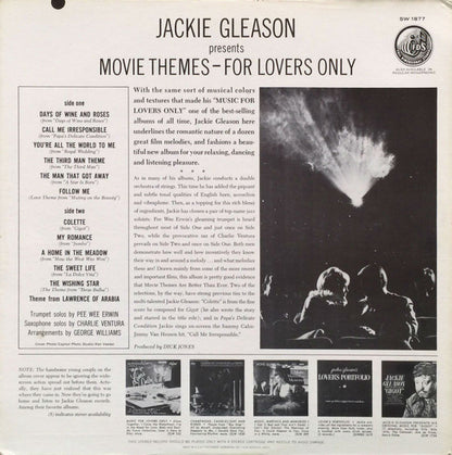 Jackie Gleason : Movie Themes - For Lovers Only (LP, Album)