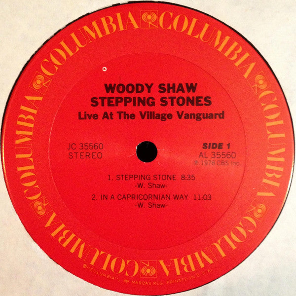 Woody Shaw : Stepping Stones - Live At The Village Vanguard (LP, Album, Ter)