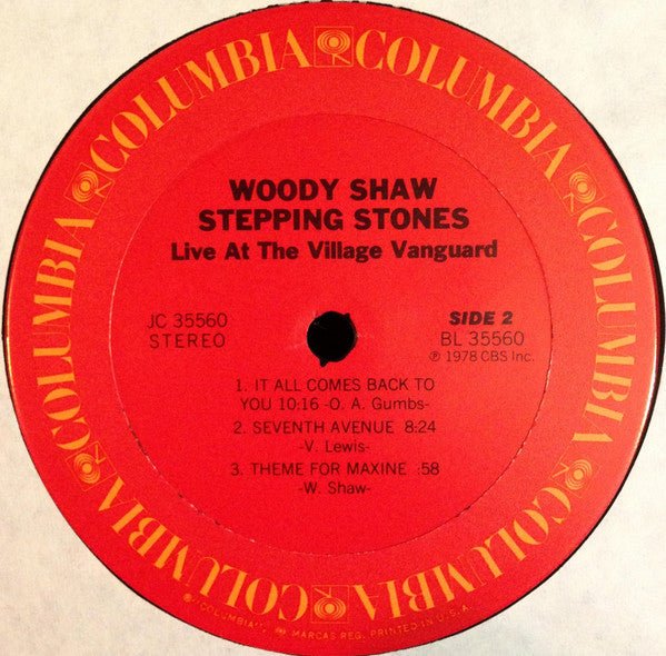 Woody Shaw : Stepping Stones - Live At The Village Vanguard (LP, Album, Ter)