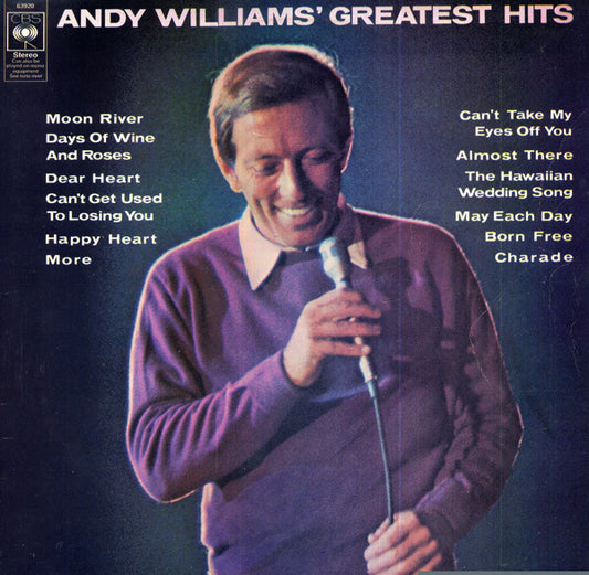 Andy Williams : Andy Williams' Greatest Hits (LP, Comp)