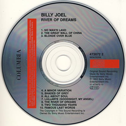 Billy Joel : River Of Dreams (CD, Album)