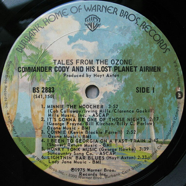 Commander Cody And His Lost Planet Airmen : Tales From The Ozone (LP, Album)