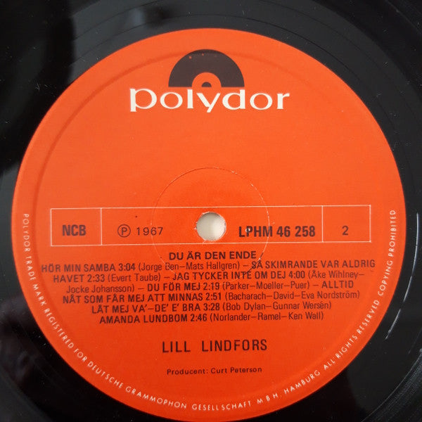 Lill Lindfors : Du Är Den Ende (LP, Album)