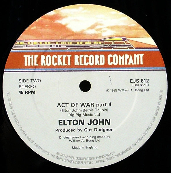 Elton John / Millie Jackson : Act Of War (Extended Remix) (12")