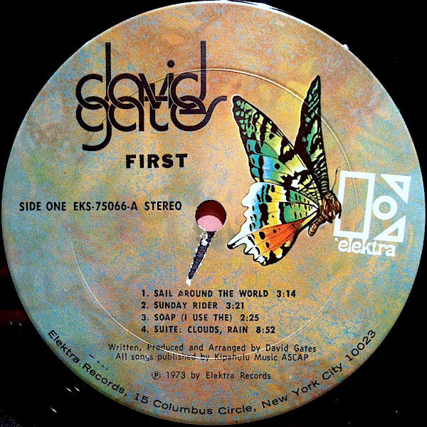 David Gates : First (LP, Album, Gat)