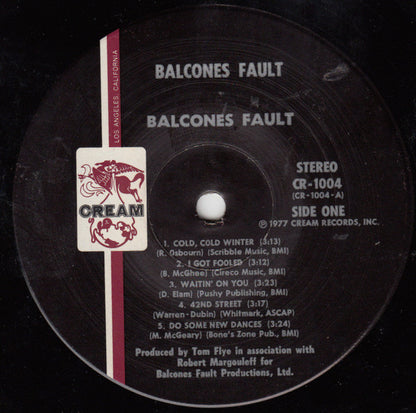 Balcones Fault : It's All Balcones Fault (LP, Album)