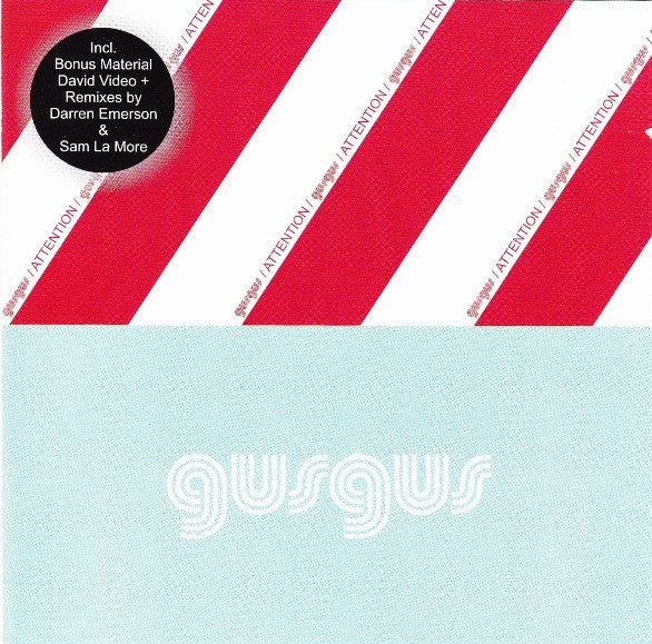 GusGus : Attention (CD, Album, Enh)