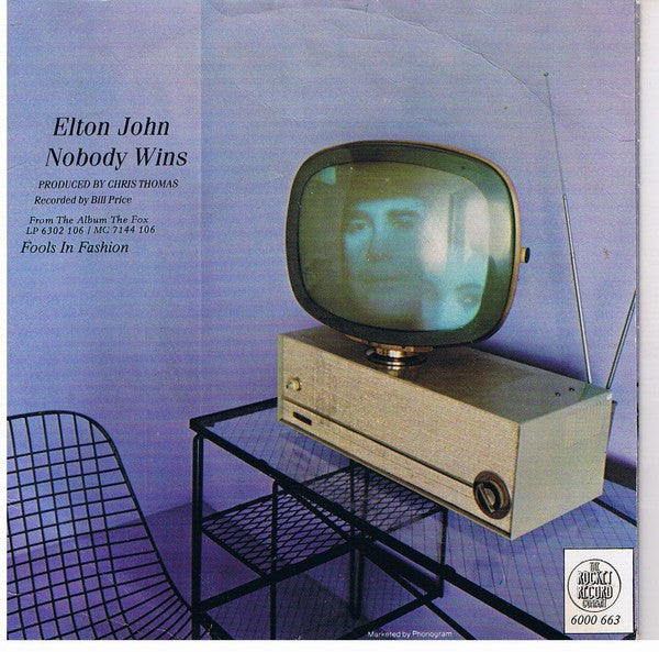 Elton John : Nobody Wins (7", Single)