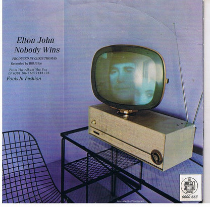 Elton John : Nobody Wins (7", Single)