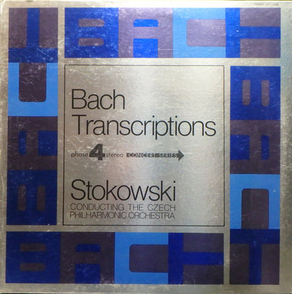 Leopold Stokowski Conducting  The Czech Philharmonic Orchestra : Bach Transcriptions (LP, Album, Gat)