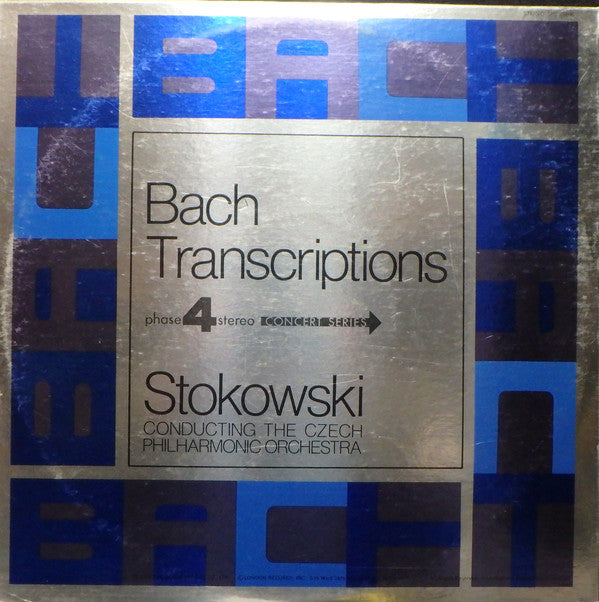 Leopold Stokowski Conducting  The Czech Philharmonic Orchestra : Bach Transcriptions (LP, Album, Gat)