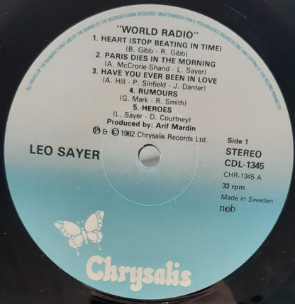 Leo Sayer : World Radio (LP, Album)