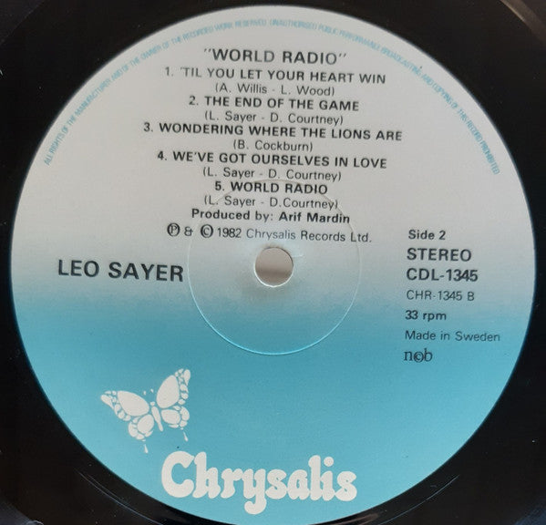 Leo Sayer : World Radio (LP, Album)