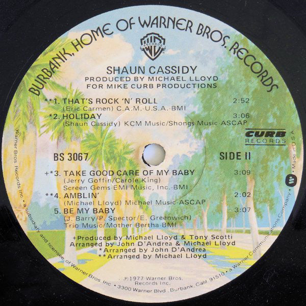 Shaun Cassidy : Shaun Cassidy (LP, Album, Jac)