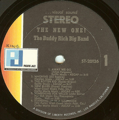 Buddy Rich Big Band : The New One! (LP, Album)