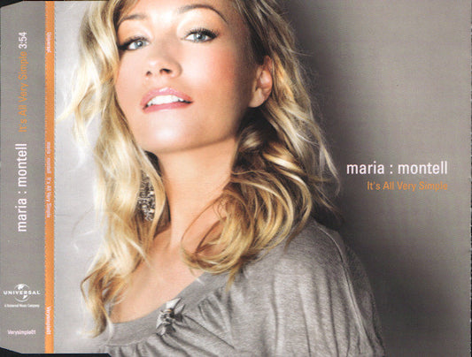 Maria Montell : It's All Very Simple (CD, Single, Promo)