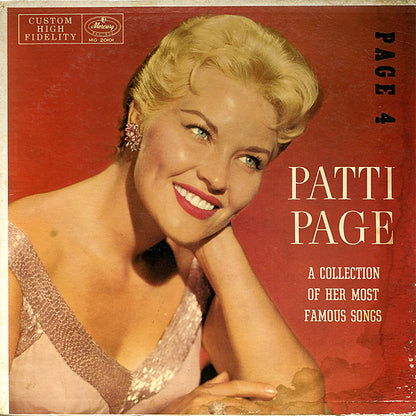 Patti Page : Page 4 - A Collection Of Her Most Famous Songs (LP, Album, Comp, Mono)