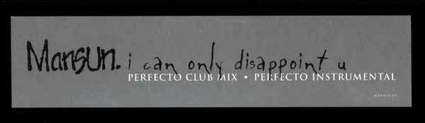 Mansun : I Can Only Disappoint U (12", Promo)