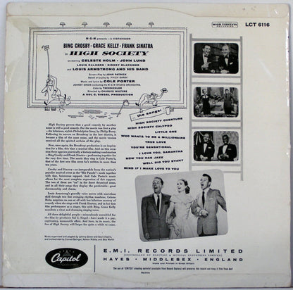 Bing Crosby, Grace Kelly, Frank Sinatra : High Society (LP, Album, Hig)