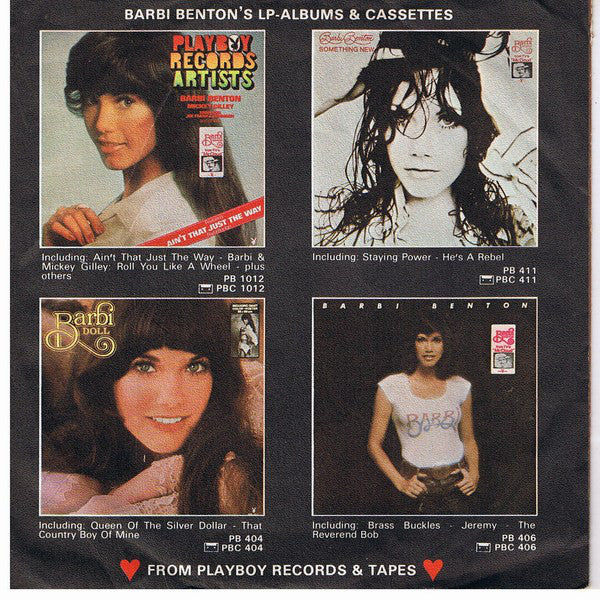 Barbi Benton : Ain't That Just The Way (That Life Goes Down) (7", Single)