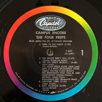 The Four Preps : Campus Encore (LP, Album, Mono, Scr)