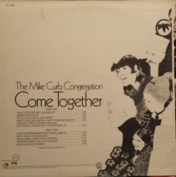 Mike Curb Congregation : Come Together (LP, Album)